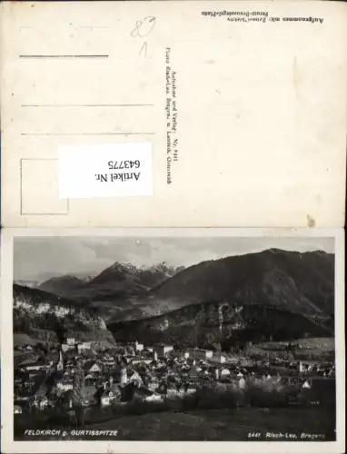 643775,Feldkirch g. Gurtisspitze pub Risch Lau 8441