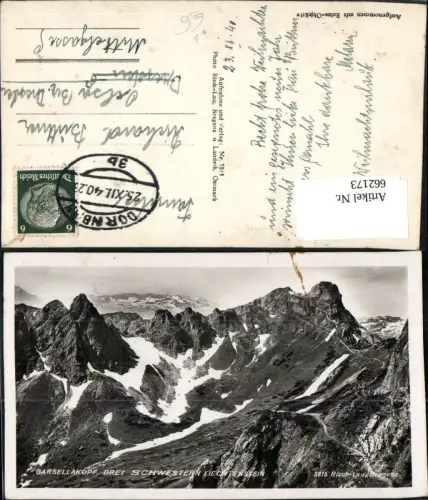 662173,Foto Ak Frastanz Garsellakopf Drei Schwestern pub Risch-Lau 3815