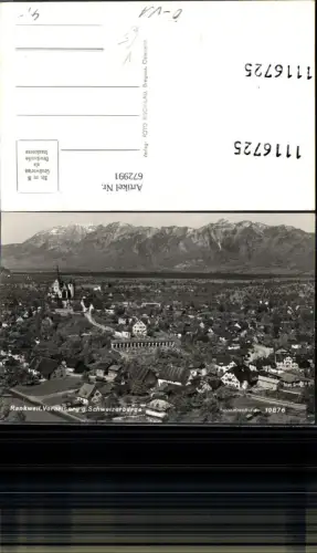 672991,Foto Ak Rankweil g. Schweizerberge pub Risch-Lau 10876