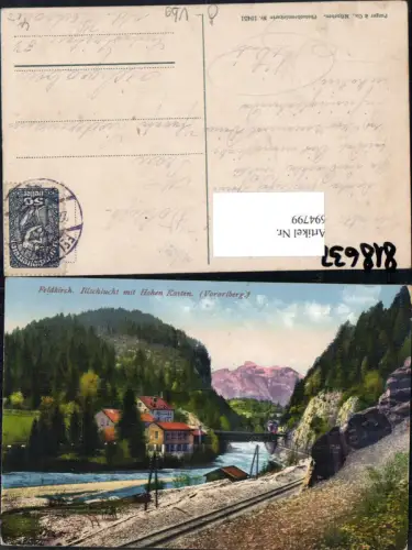 694799 Feldkirch Vorarlberg Illschlucht Hoher Kasten
