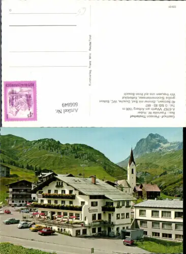 606849,Warth a. Arlberg Gasthof Pension Tirolerhof VW Käfer