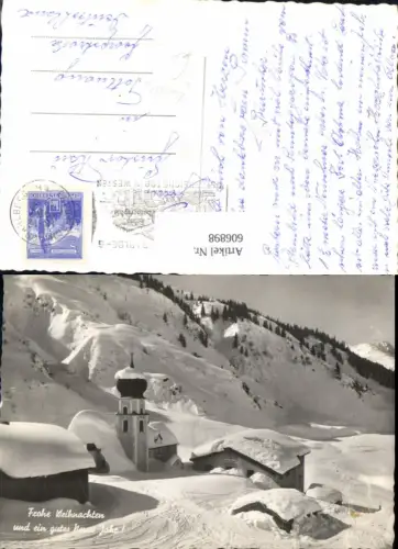 606898,Foto Ak Feldkirch Vorarlberg Umgebung Kirche Winteransicht