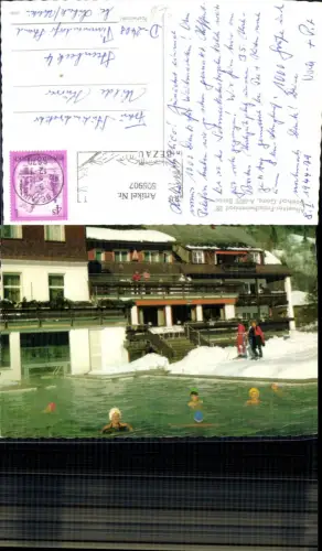 606907,Bezau Gasthof Gams Schwimmbad i. Winter