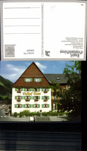 606908,Bezau Bregenzerwald Hotel Gasthof Gams
