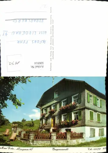 606914,Lingenau i. Bregenzerwald Haus Fehr