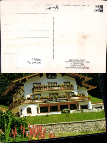 606921,Hirschegg Kleinwalsertal Berggasthof Hammerer