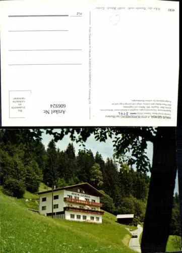 606924,Bürserberg b. Bludenz Haus Gerda