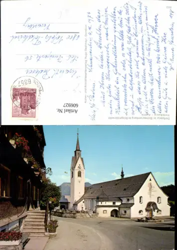 606927,Schwarzenberg i. Bregenzerwald Dorfplatz Kirche
