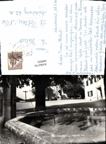 606935,Foto Ak Rankweil Brunnen Liebfrauenkirche