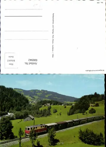 606942,Bregenzerwaldbahn Eisenbahn Bezau Umgebung