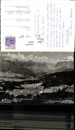 606971,Foto Ak Bödele Schwarzenberg Blick i. d. Bregenzerwald pub Risch-Lau L 5946