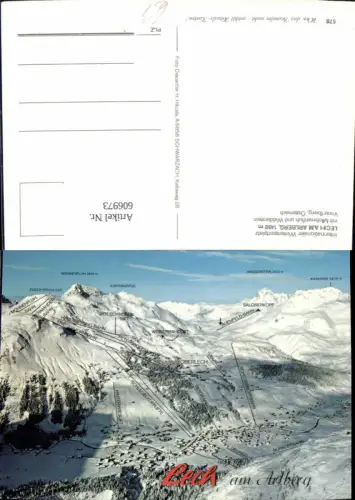 606973,Lech a. Arlberg m. Mohnenfluh u. Widderstein Winteransicht Wintersport