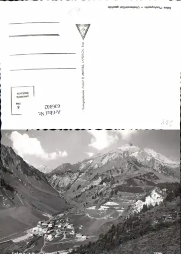 606982,Foto Ak Stuben a. Arlberg m. Flexenstraße