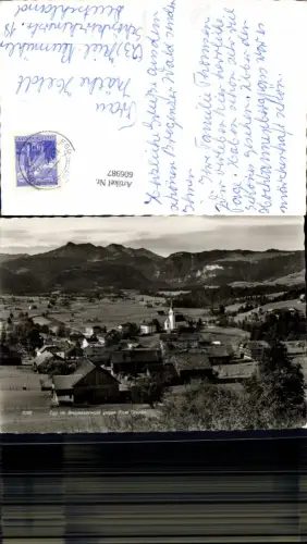 606987,Foto Ak Egg i. Bregenzerwald geg. First Gruppe