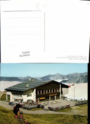 607015,Tschagguns Golm Montafon Restaurant Grüneck Blick geg. Rote Wand VW Käfer