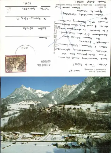 607020,Dalaas Klostertal Winteransicht