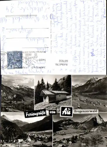 607032,Mehrbild Ak Au Bregenzerwald Ansichten