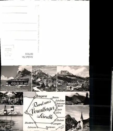 607033,Lagekarte Rund ums Vorarlberger Ländle Bregenz Bezau Lech Partenen pub Risch-Lau 13031