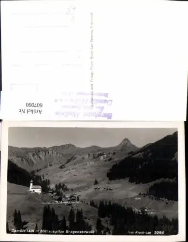 607090,Foto Ak Damüls Mittagspitze Bregenzerwald pub Risch-Lau 2094