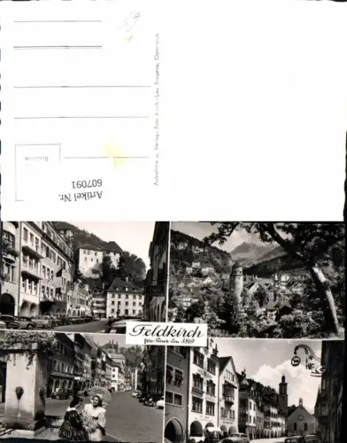 607091,Mehrbild Ak Feldkirch Ansichten Tracht pub Risch-Lau 3869