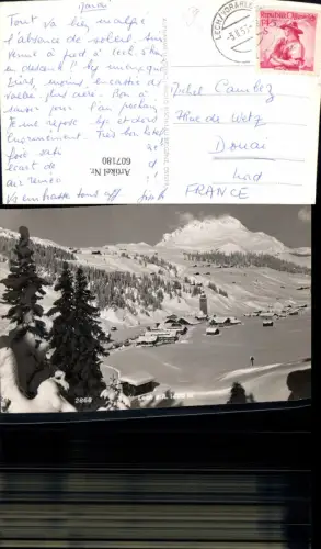 607180,Foto Ak Lech a. Arlberg Winteransicht pub Risch-Lau 2868