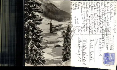 607195,Foto Ak Lech a. Arlberg Winteransicht