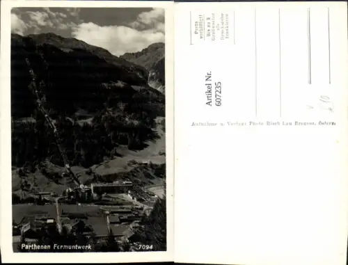 607235,Foto Ak Partenen Fermuntwerk Ansicht pub Risch-Lau 7094