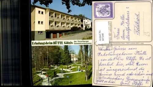 607248,Mehrbild Ak Rütte Götzis Erholungsheim d. Vorarlberger Gebietskrankenkasse Minigolf