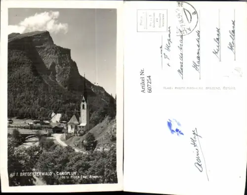 607254,Foto Ak Au i. Bregenzerwald Canisfluh Kanisfluh Kirche pub Risch-Lau 3878