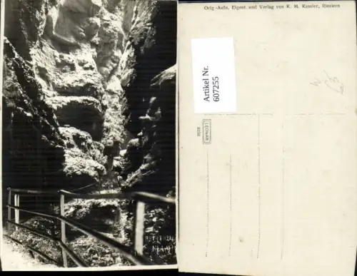 607255,Foto Ak Breitachklamm Riezlern Kleinwalsertal