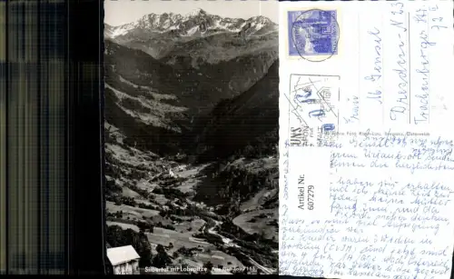 607279,Foto Ak Silbertal m. Lobspitze pub Risch-Lau 7155