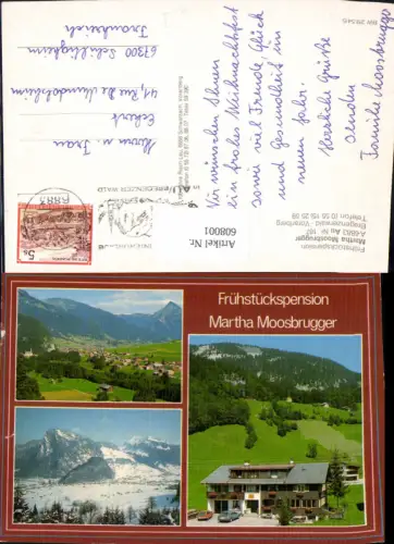 608001,Mehrbild Ak Au Bregenzerwald Frühstückspension Moosbrugger