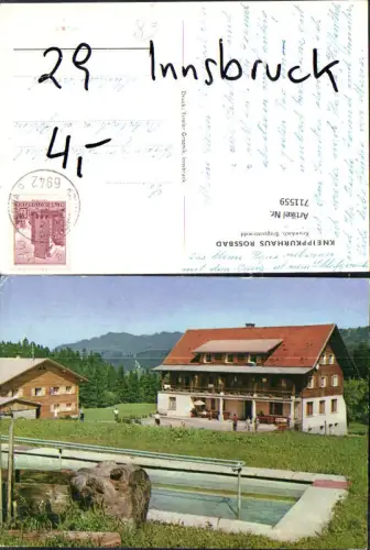 711559 Krumbach Bregenzerwald Kneippkurhaus Rossbad Kneippbecken
