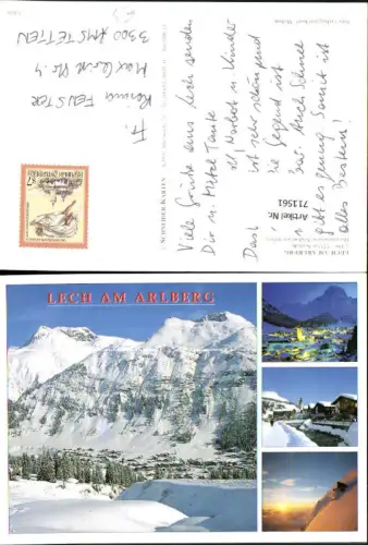 711561 Mehrbild AK Lech a. Arlberg Winteransichten