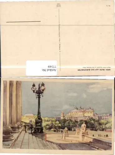 77549,Wien Burgtheater Karl Schwetz sign