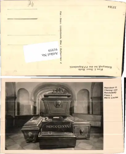 91959,Wien Gruft Sarg Napoleon 2. FRanz 1