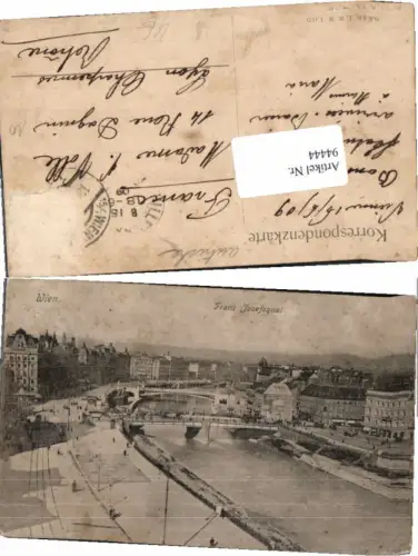 94444,Wien Franz Josefsquai Donau Kai 1908