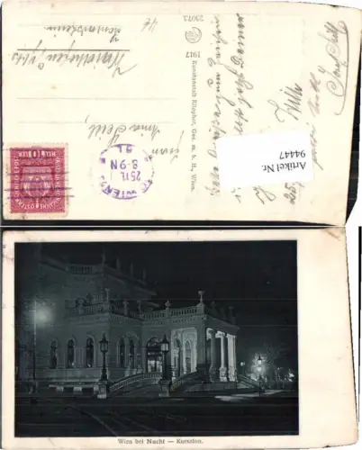 94447,Wien bei Nacht Kursalon 1917 pub Kilophot 25073