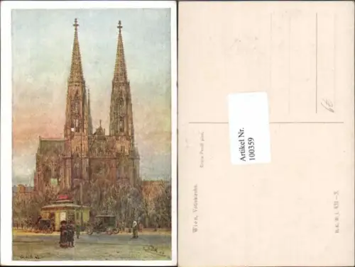 100359,Wien 1 Erwin Pendl Votivkirche B.K.W.I 431-3
