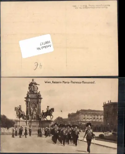 100717,Wien Kaiserin Maria Theresia Monument Soldaten Parade