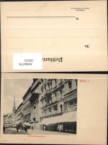 101211,Wien 1 Kärnthnerstrasse Kärntnerstrasse