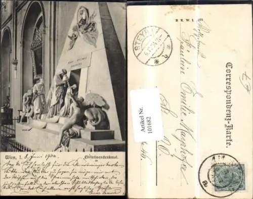 101682,Wien 1 Christinendenkmal 1904