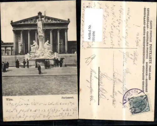 101696,Wien 1 Parlament 1906