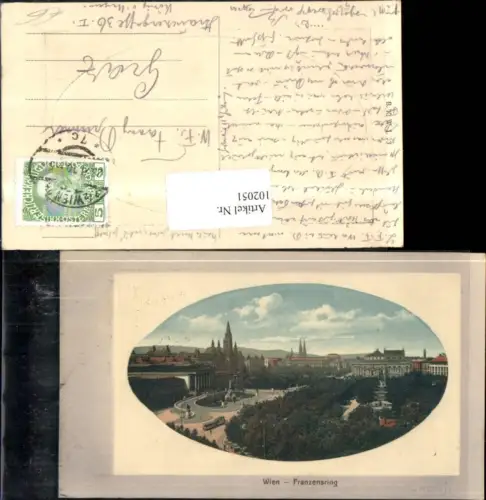 102051,Wien 1 Franzensring Tolle Präge AK