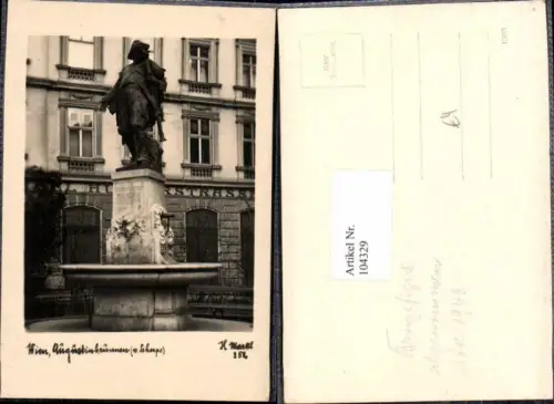 104329,Wien Augustusbrunnen pub Foto Markl Nr. 352