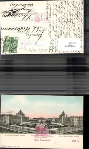 104675,Wien 1 Maria Theresienplatz Natur- u. Kunsthistorisches Museum 1915