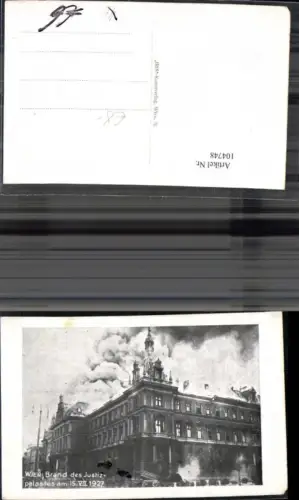 104748,Wien 1 Brand des Justizpalastes 1927
