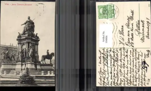 104806,Wien 1 Maria Theresien Monument 1911