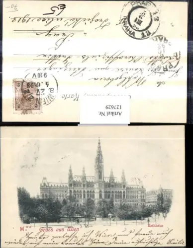 127629,Gruss a. Wien 1 Rathhaus Rathaus