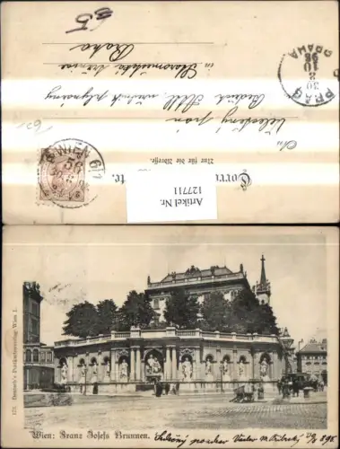 127711,Wien 1 Franz Josefs Brunnen 1898